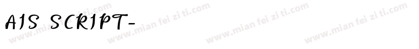 AIS SCRIPT字体转换